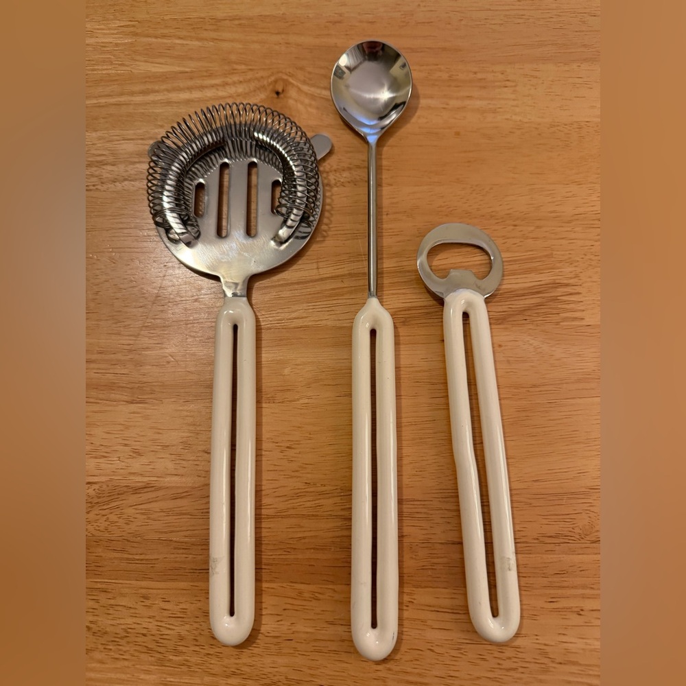 Like New - Anthropologie Bar Tool Set